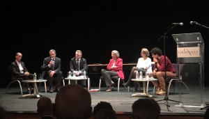 Sophie Cluzel, Secrétaire d'Etat, à Granville en compagne de l'entreprise adaptée HandiPRINT