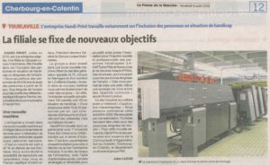 Inclusion, Restaurant, Investissements HandipRINT est à l'honneur