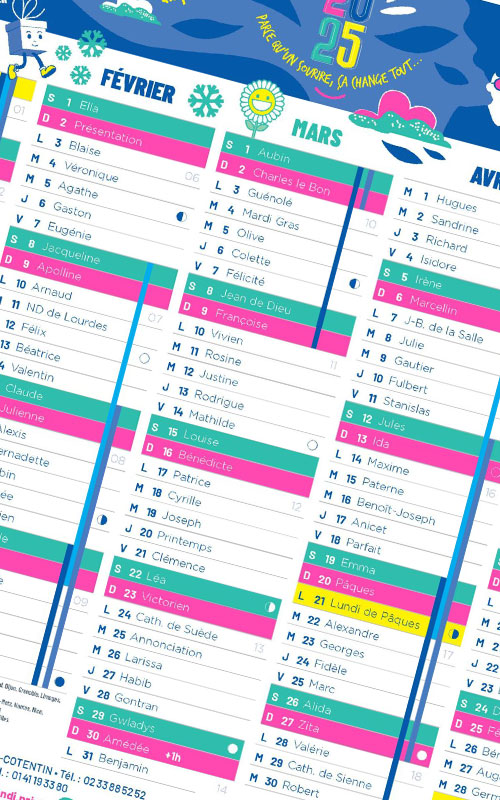 Calendriers